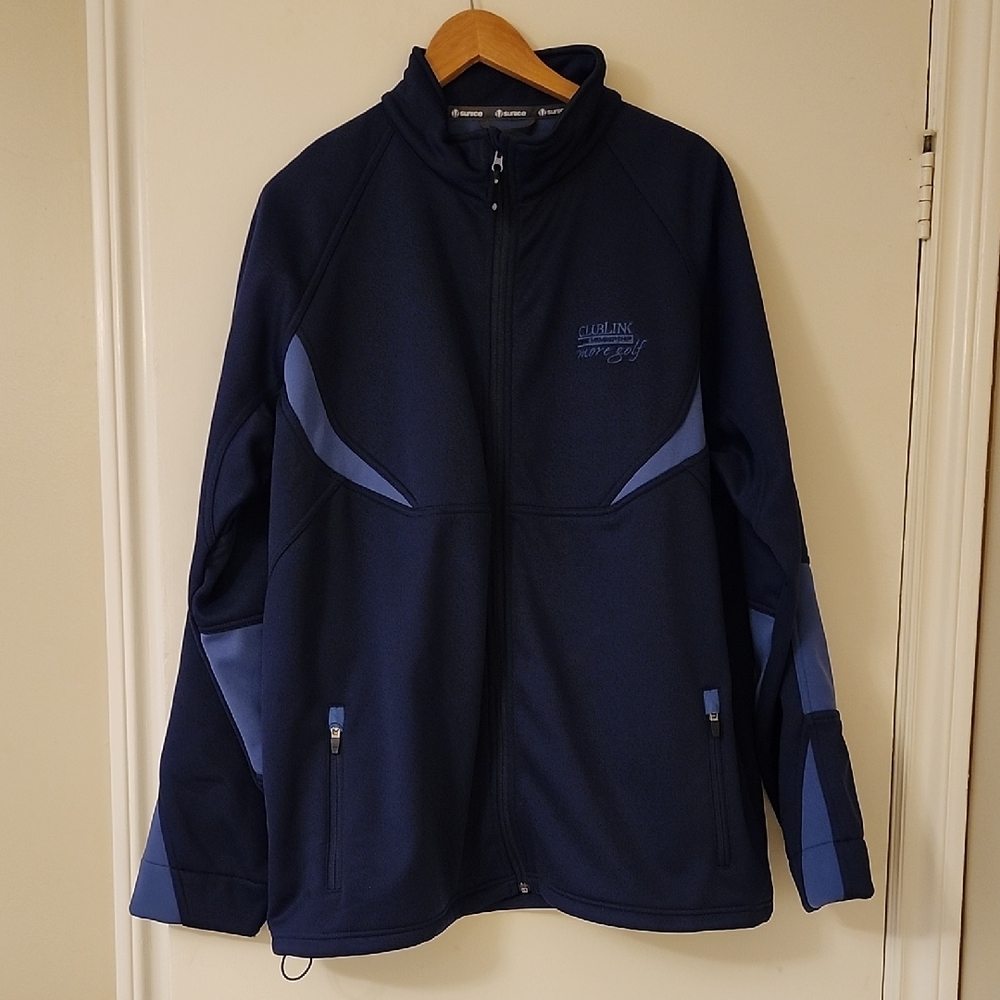 Sunice Men's Dark Blue Performance Jacket